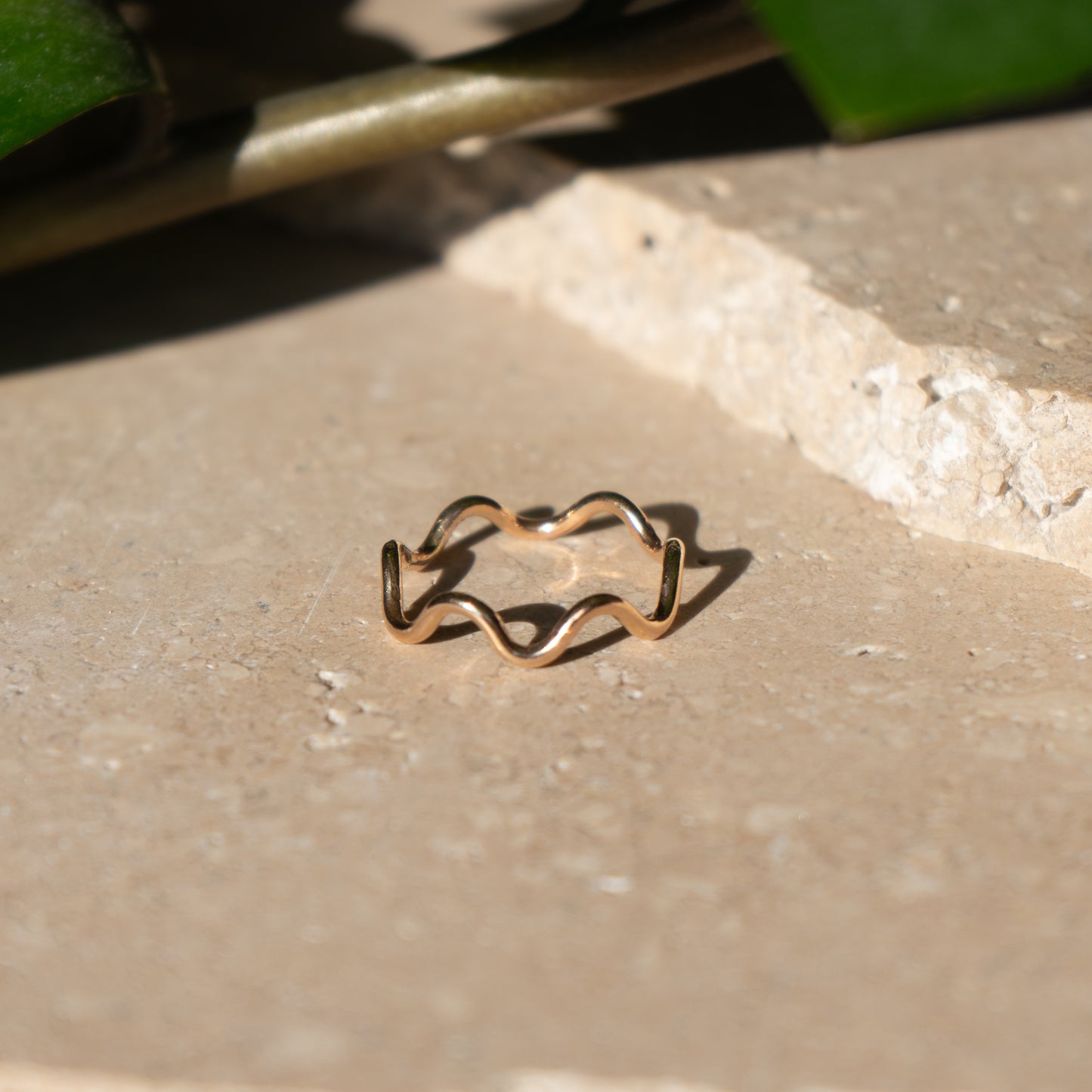 Arietta - Gold Filled Wavy Ring