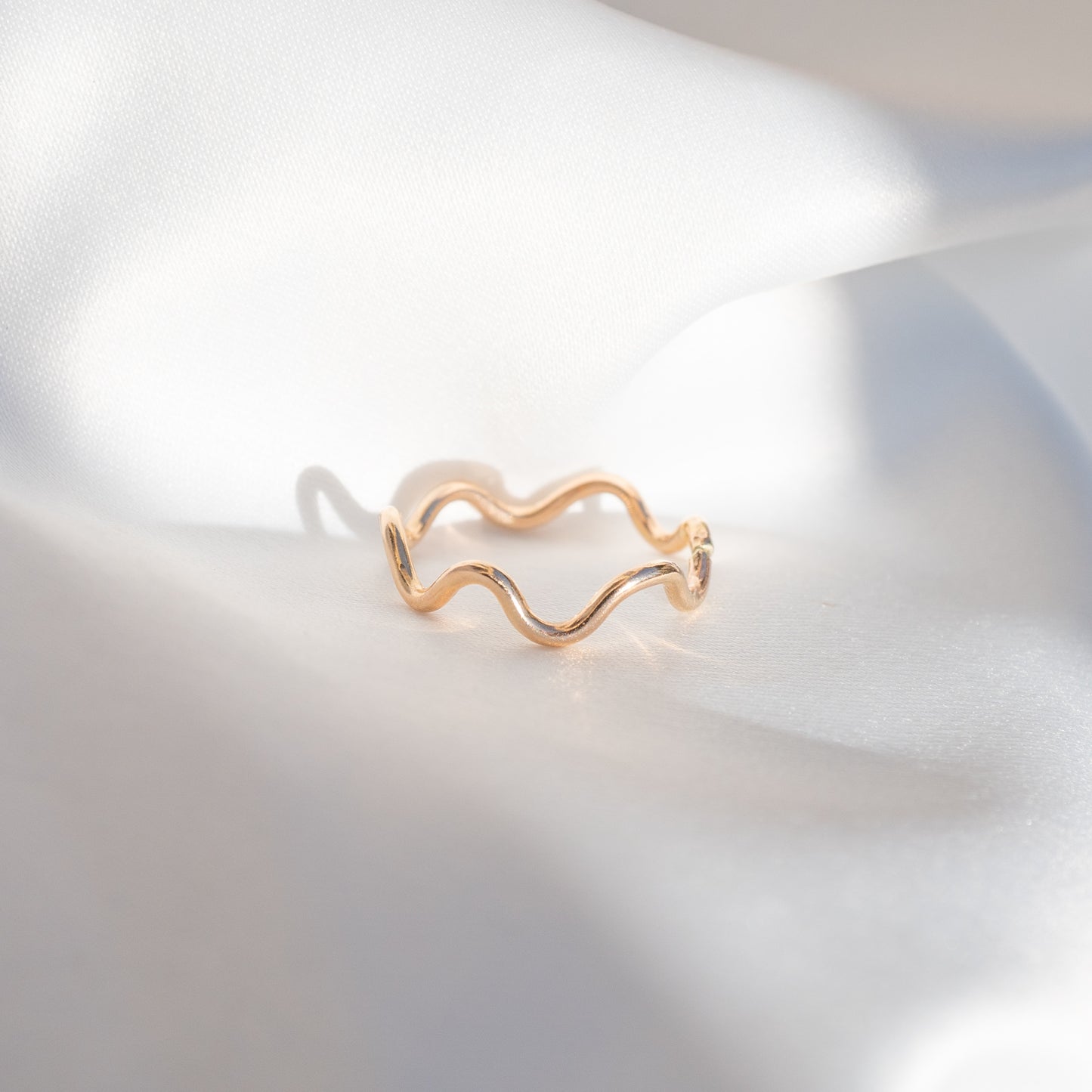 Arietta - Gold Filled Wavy Ring
