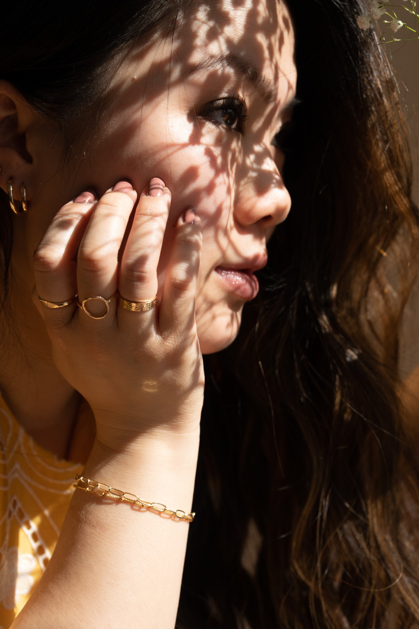 Gold Filled Paperclip Chain Bracelet