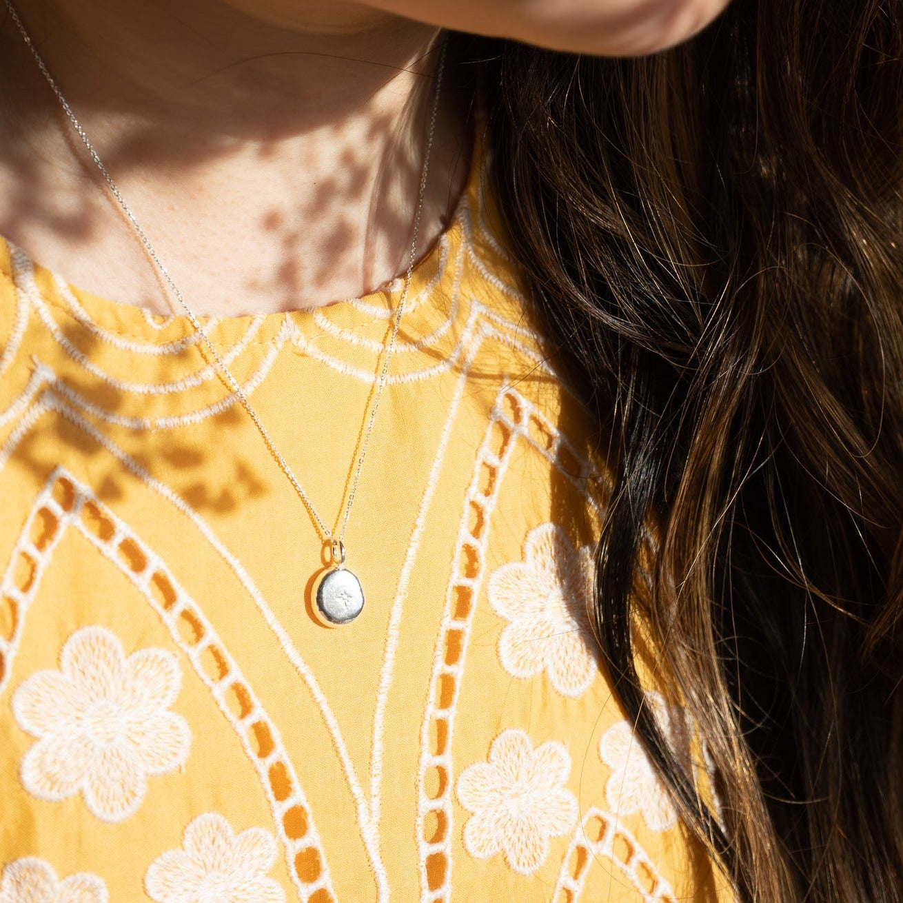 Sterling Silver Molten Zero Waste Necklace