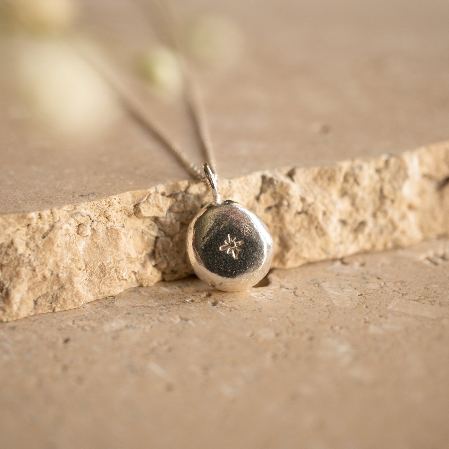 Sterling Silver Molten Zero Waste Necklace