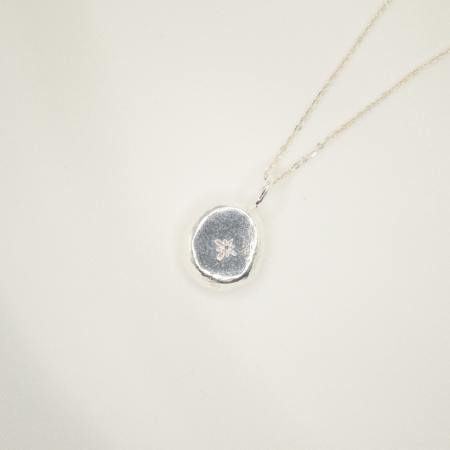 Sterling Silver Molten Zero Waste Necklace