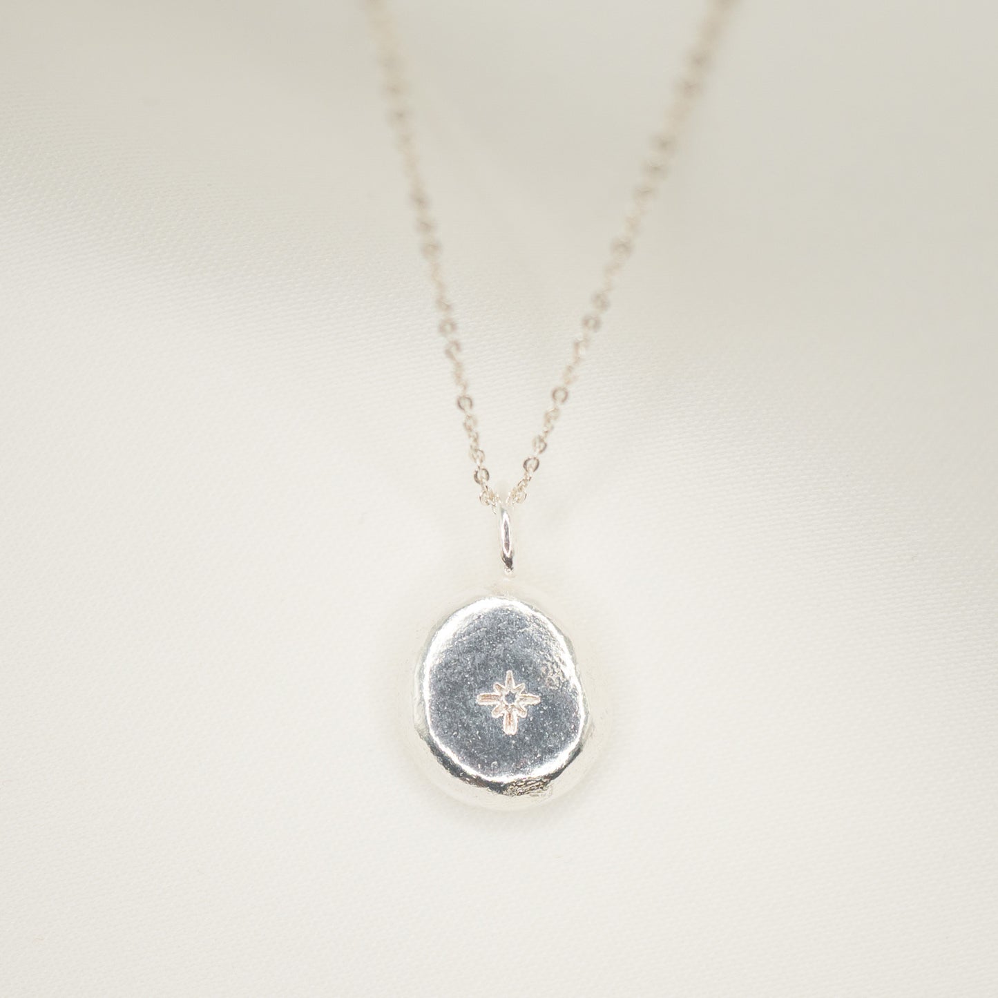 Sterling Silver Molten Zero Waste Necklace