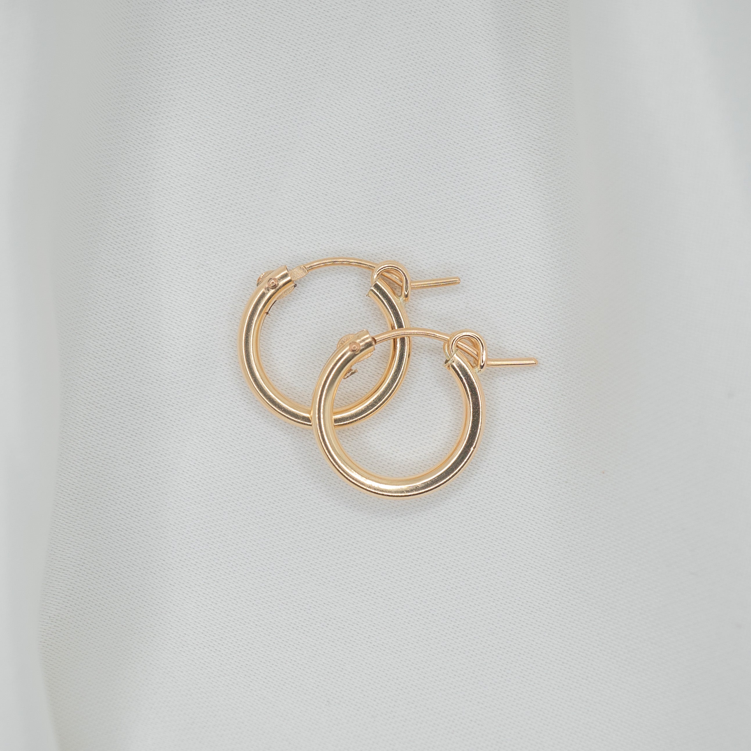 14K Yellow Gold 50mm Plain Classic Hoop Earrings | Shop 14k Yellow Gold  Contemporary Earrings | Gabriel & Co