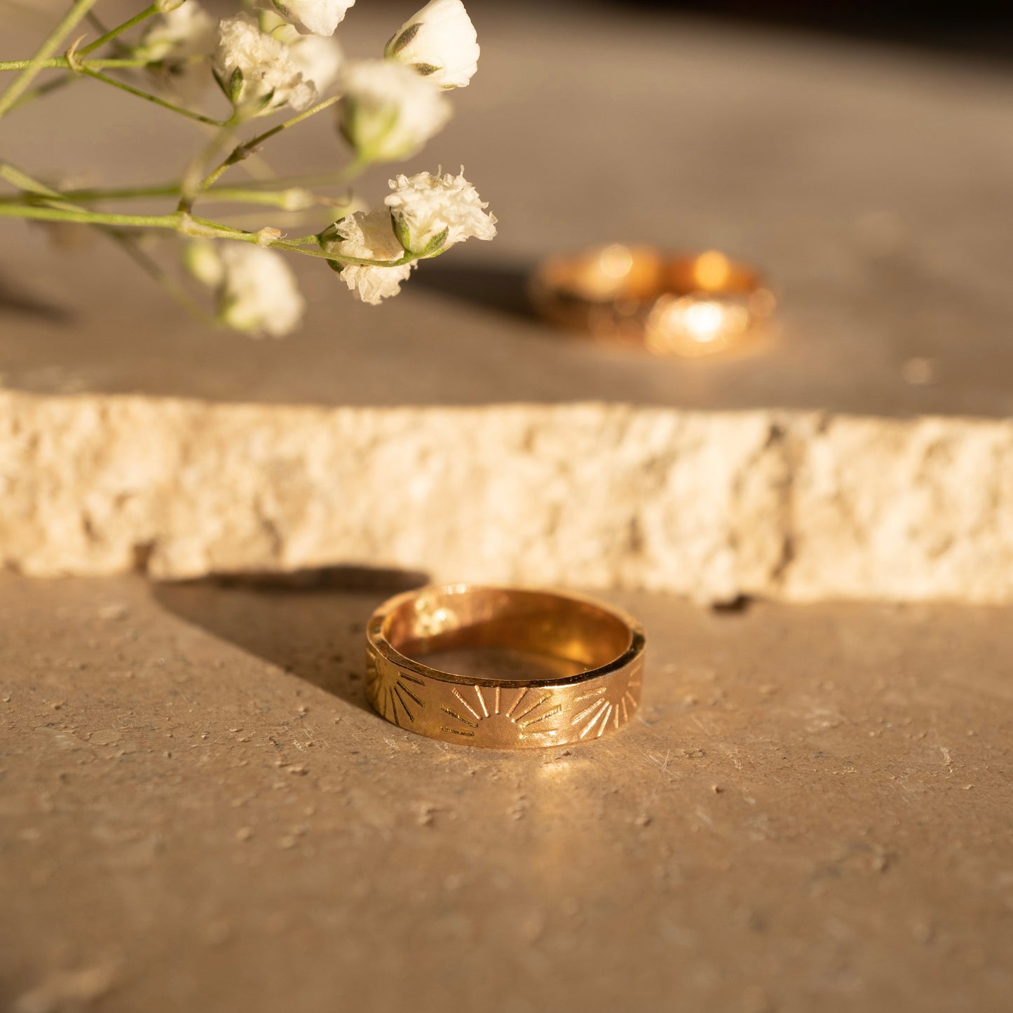 Gold Filled Sun Stamped Ring