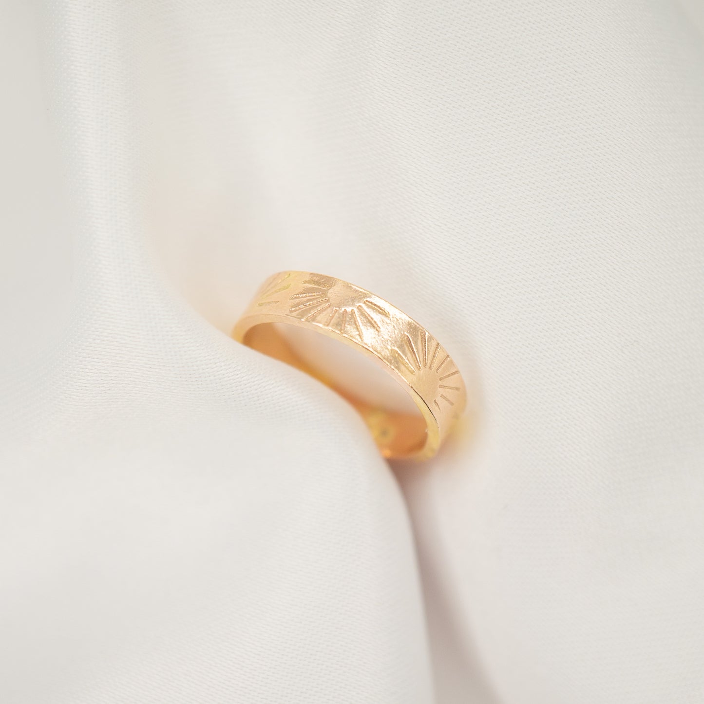 Gold Filled Sun Stamped Ring
